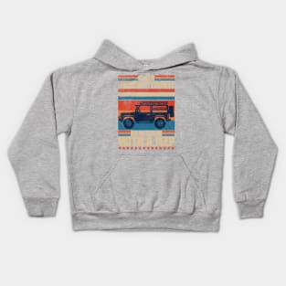 Never Underestimate An Old Man With A Jeep Kids Hoodie